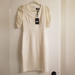 NEW DKNY Dress Cream size 2